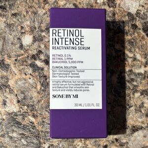 Some By Mi Korean Beauty Retinol Intense Reactivating Serum New In Box 1.01 oz